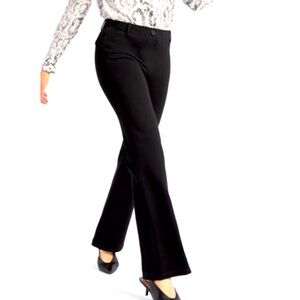 BETABRAND NWT Dress Pant Yoga Pants Boot-Cut Black XS S petite